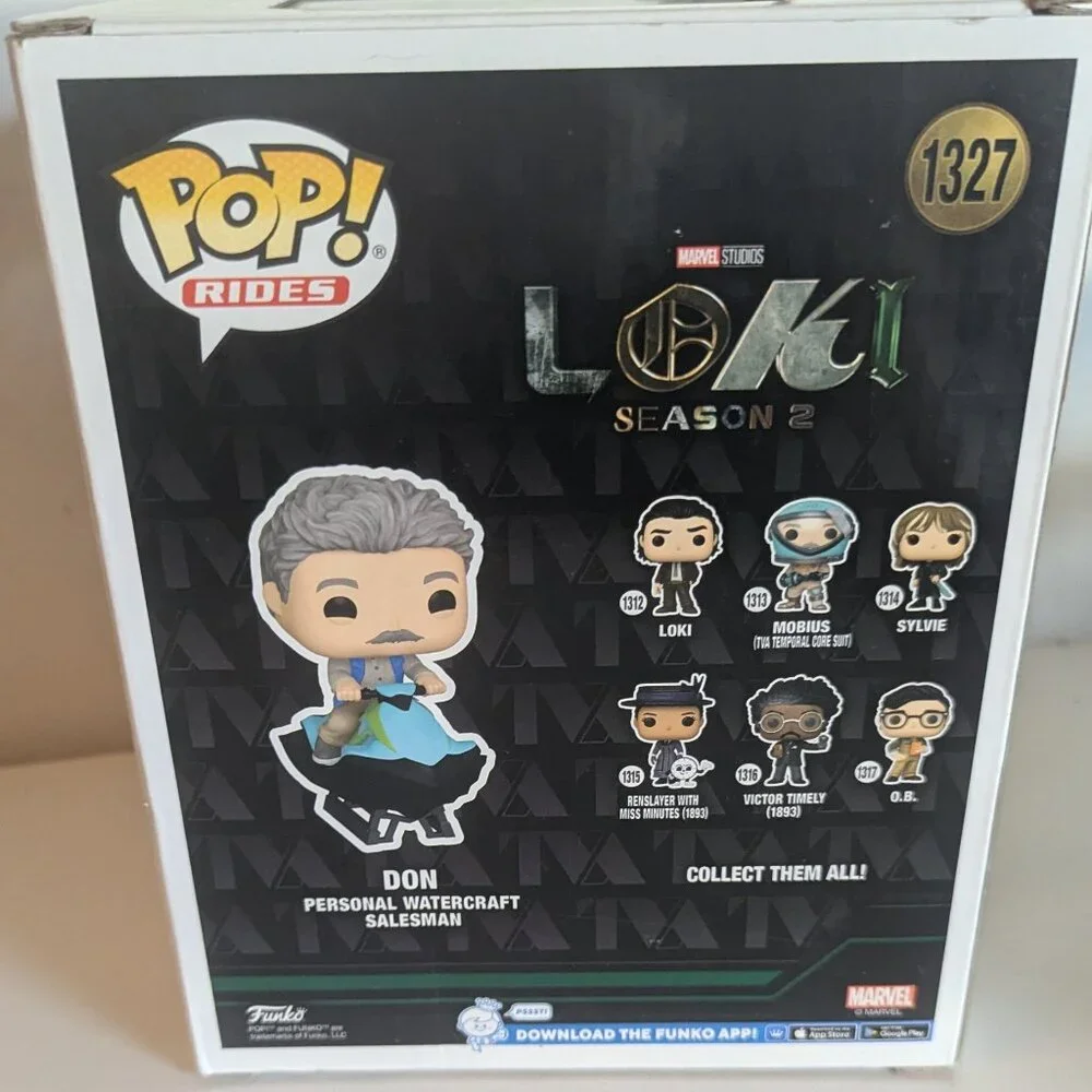 NWT 1327 Marvel Loki Don Watercraft Salesman Funko POP! Collectible Vinyl Figure